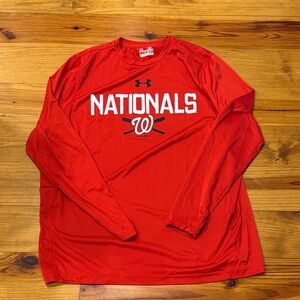 Under Armour Red Nationals Long Sleeve Tee